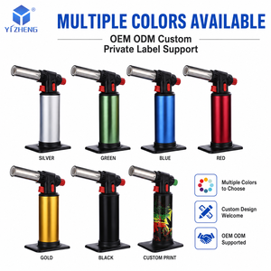 Encendedor <span class=keywords><strong>de</strong></span> <span class=keywords><strong>Gas</strong></span> <span class=keywords><strong>Butano</strong></span> Recargable con Logotipo Personalizado, Resistente al Viento, para Cocina, Barbacoa, Soldadura, Encendedor <span class=keywords><strong>de</strong></span> Cigarros, Antorcha - Product Image 1