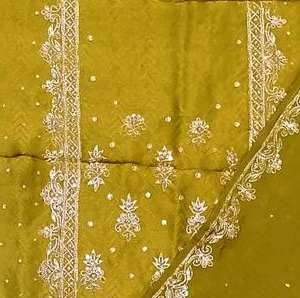 Designer moderne non cousu brodé à la main belle tenue costumes pour la fête indienne Fashion-Forward Style traditionnel - Product Image 3