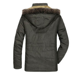 Chaqueta Parka de Alta Calidad para Hombre, Abrigo Cálido con Capucha, Informal, Nueva Chaqueta Deportiva de Invierno, Impermeable, Talla Grande - Product Image 2