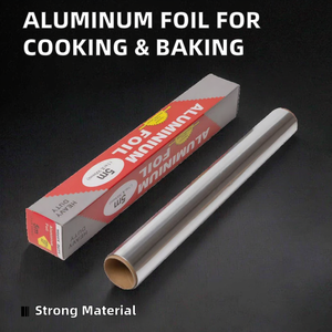 Aluminum Foil Wrapping <b>Paper</b> Roll Printed Disposable Food Soft Temper 10 Micron <b>Thickness</b> Fresh Barbecue Baking Food Packaging - Product Image 3