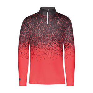 Chaqueta Sublimada con Cierre de Cremallera de Cuarto para Hombre, Cómoda y Ligera, para Deportes y Fitness - Product Image 1