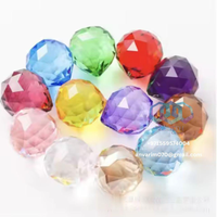 Pièces de lustre suspendues à prisme boule de cristal K9 de qualité supérieure Dimension personnalisée pour la décoration LED EAU KSA USA Qatar Koweït Bahreïn Oman