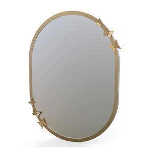 Handmade Modern Metal Wall <b>Mirror</b> Beautiful Drop Design for Foyer <b>Makeup</b> Dressing Room Home Decor Enhancement - Product Image 4