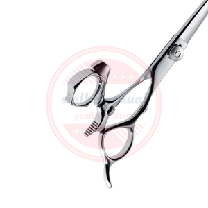 Ciseaux à lame de rasoir à poignée pivotante de haute qualité/ciseaux à cheveux de coiffeur à conception Unique à bas prix - Product Image 3