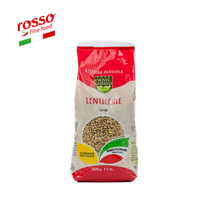 Monte Castello Lentilles conservées italiennes sans OGM 100% Agriculture Control vente en gros 500gr ou 1kg emballé en sac - Product Image 1