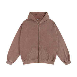 Custom Men's Zip <b>Hoodie</b> High Quality 100% Cotton Soft Fleece Interior Durable <b>Stitching</b> OEM Service for Winter - Product Image 6