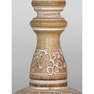 Candelero de Madera de Última Generación con Madera de Primera Calidad, Diseño Antiguo, Alto, Elaborado para Decorar Cualquier Casa de Campo o Rural - Product Image 2
