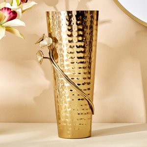 Vases à fleurs en métal modernes de qualité supérieure 6.5x7x11 pouces Design unique avec cadre en aluminium fer cuivre pour la décoration de mariage à la maison - Product Image 3