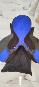 Kaamkaaj Silla de Montar Profesional Sintética para Caballo, Silla Inglesa de Carreras y Resistencia, con Doble Banda Abdominal y Árbol de Madera, Modelo KKJ05 - Product Image 3