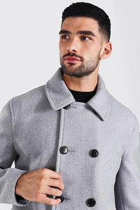 Manteau en laine pour homme, streetwear décontracté, veste en laine classique d'hiver, fabricant, double boutonnage à prix avantageux - Product Image 5