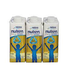 Nutren Junior Complément liquide et en poudre aromatisé au chocolat sucré enrichi en bonbons aux fruits et en noix - Product Image 2