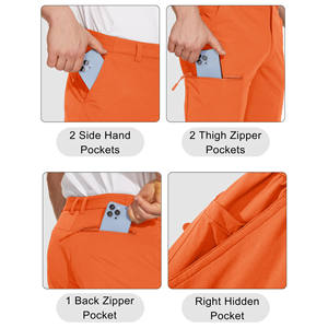 Pantalons personnalisés pour hommes, pantalons d'été décontractés en coton avec cordon de serrage, vêtements avec poche, pantalons pour hommes en tricot 100% coton imprimés de sueur cargo - Product Image 4