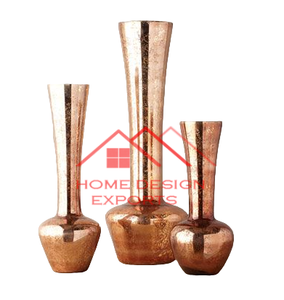 Vase en métal de grande taille Design personnalisable Hote vente 2024 dernier Vase en métal de conception pour mariage et décoration intérieure - Product Image 1