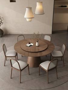 Table à manger en bois de ferme classique avec base artisanale et finition durable, idéale pour les grandes cuisines ou patios domestiques - Product Image 2