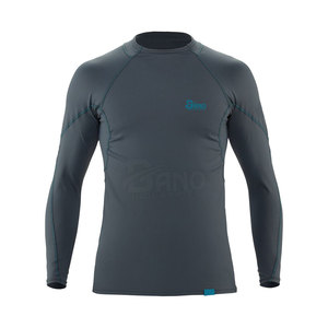 Camiseta de Compresión (Rash Guard) de Manga Larga para Hombre, Calidad Premium, Colores Personalizados, Material Spandex/Nylon/Poliéster, Logotipo Personalizado, Servicio OEM - Product Image 1