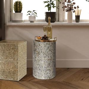 โต๊ะฝังเปลือกหอยมุกหรูหรา,โต๊ะพับเก็บได้โต๊ะไม้ม็อบแบบโมเดิร์นโต๊ะพับเก็บได้ - Product Image 4