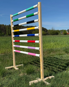 Ngựa tập nhảy có thể điều chỉnh chiều cao 110 cm, làm từ gỗ thông chắc chắn, dùng cho huấn luyện khả năng nhanh nhẹn - Product Image 3