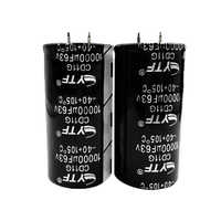 Condensateur électrolytique haute tension Durui personnalisé, modèle 25 US, composant électronique en aluminium à fixation rapide
