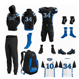 Tenues de football américain de qualité supérieure, ensembles pour équipes, matériau durable, ensembles de tenues de football américain - Product Image 1