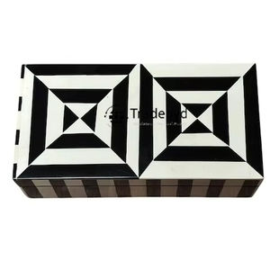 Caja de artesanía con incrustaciones de resina elegante organizador de almacenamiento y caja de regalo para ella de Tradebyd - Product Image 2