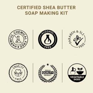 Kit de fabrication de savon artisanal au beurre de karité - Savon hydratant anti-acné pour bébés avec le fruit comme ingrédient principal - Product Image 5