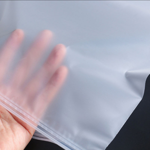 Vente en gros pochette en plastique EVA givré personnalisé fermeture éclair poly sac d'emballage pour vêtements thermoscellés vous logo bas quantité minimale de commande 100 pièces - Product Image 2