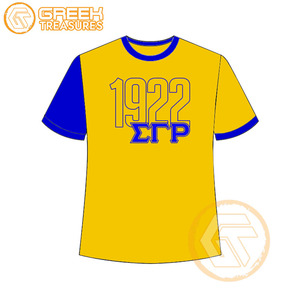 เสื้อยืด Sigma Gamma Rho สำหรับผู้หญิงเสื้อผ้าสำหรับสโมสรผ้าฝ้ายเจอร์ซีย์คุณภาพสูงระบายอากาศได้ดี - Product Image 1