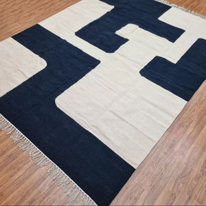 Tapis fait main en coton tapis de grande surface pour salon salle à manger chambre tapis de taille personnalisée - Product Image 1