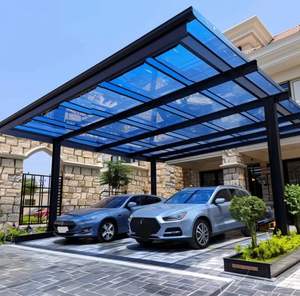 Pérgolas de aluminio para estacionamiento de coches, carport de aluminio en venta para EE. UU./Europa/Argentina/Oceania/África con envío rápido - Product Image 1