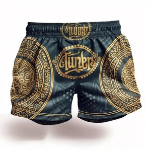 <b>Men</b> Gym <b>Shorts</b> MMA Boxer <b>Shorts</b> BJJ Fight <b>Shorts</b> Side Split <b>Leopard</b> Customize <b>Printed</b> Sublimation Design & OEM Logo - Product Image 4