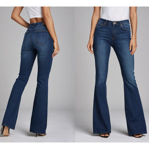 Beautiful Ladies <b>Denim</b> Bootcut Pant with Slight Flare Bottom, Fine Stitch Detailing and Comfortable <b>Stretch</b> for Effortless Style - Product Image 2