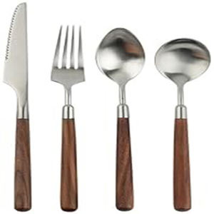 High Quality 6 Pieces of Set Stainless Steel <b>Cutlery</b> Set Tableware Suitable for indoor fine dining outdoor camping with improved - Product Image 6