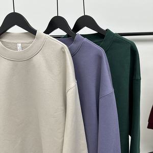 Sudadera Extra Grande de Forro Polar de Invierno de 500 g/m², con Logotipo Personalizado, Cuello Redondo, Chándal, Gruesa, Resistente al Viento, Unisex, para Hombre y Mujer - Product Image 1