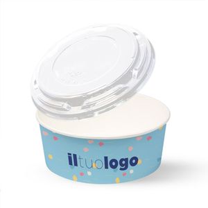 Tazones de Cartón Blancos/Havana de 1100 ml - 165 mm - Personalizados - Product Image 3