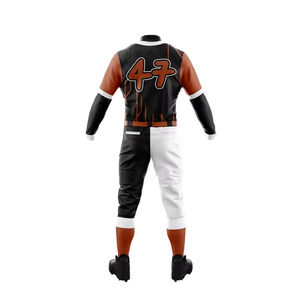 Ensemble de pantalon et maillot de baseball personnalisés imprimés par transfert thermique, logo personnalisé, nom de l'équipe, haute performance, respirant, 100% polyester - Product Image 6