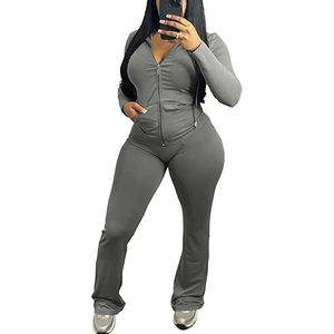 Mono de Yoga Rafaela de Alta Calidad para Mujer, Cintura Alta, Ajuste Holgado, Control de Abdomen, Transpirable, Secado Rápido, Cuello en V, Manga Larga - Product Image 3