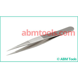 Custom-Made Industrial DIY Tweezers Stainless Steel Toothed Tip and Plastic Handles Non-Magnetic No OOD Product - Product Image 1