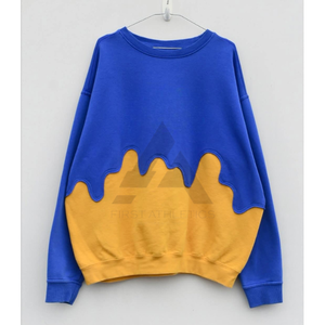เสื้อสเวตเชิ้ตคอกลมทรงหลวม ระบายอากาศได้ดี เป็นมิตรกับสิ่งแวดล้อม พิมพ์โลโก้ได้ตามต้องการ ขายส่งสำหรับผู้ชาย เนื้อผ้าหนานุ่ม อุ่นสบายสำหรับฤดูหนาว ผลิตจากผ้าฝ้าย 100% - Product Image 1