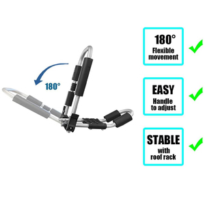 Soporte Plegable para Kayak, Resistente, para <span class=keywords><strong>Coche</strong></span>, Canoa, Tabla de <span class=keywords><strong>Surf</strong></span>, Tabla de Paddle, SUV, Soporte de Almacenamiento - Product Image 3