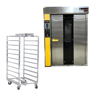 High Quality Industrial Bread Oven 32 Trays With Trolley Video Technical Support <b>Rotary</b> Oven Baking Oven Kien an Manufacturer - Product Image 1