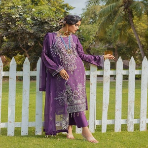 <b>Top</b> Branded Pakistani Viscose 3-Piece Salwar Kameez Suits Winter Collection <b>Sequins</b> Embroidery for Girls Indian Pakistani - Product Image 6