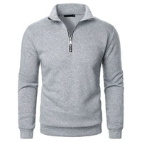 Sweat-shirt à col rond doublé en molleton 100 % coton, chaud, grande taille, pour homme, avec logo personnalisé en relief, imprimé en relief, respirant, 440g