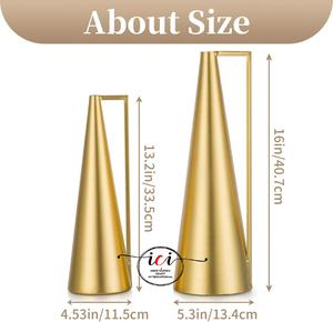 Jarrón de Flores Decorativo de Hierro Forjado, Diseño Nuevo y Moderno, Hecho a Mano, para Decoración del Hogar y Bodas, Jarrón Funcional para Piso - Product Image 2