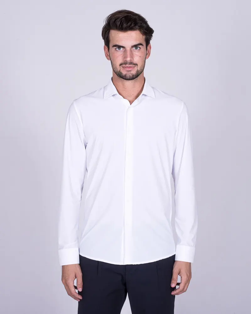 Premium Revolution fashion shirt in polyamide fabric by Carvico spa extra comfort all Made in Italy