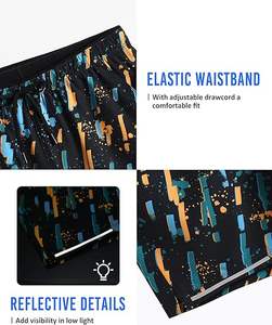 กางเกงขาสั้นออกกำลังกายผู้ชาย ผ้าระบายอากาศ สำหรับเล่นกีฬาและฝึกซ้อมลำลอง ลายพื้นเรียบ พิมพ์ลายดิจิทัล เป็นมิตรกับสิ่งแวดล้อม - Product Image 4