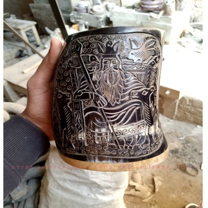 แก้วดื่มฮอร์นเทคนิคขัดเงาสำหรับเบียร์วิสกี้ไวน์บ้านและบาร์โรงแรมใช้โดย faizacraft - Product Image 1