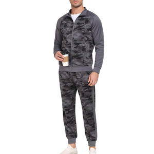 Tech Fleece <b>Camo</b> Full Zipper <b>Jacket</b> Jogger Tracksuits <b>for</b> <b>Men</b> Custom Print Logo Running Sportswear Sweat Suit Jogging Suit - Product Image 3