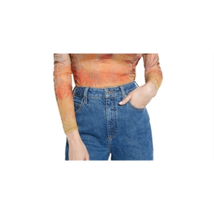 Top in Rete Casual da Donna For Guess La 1981 Taglia XS Oro Multicolore Traspirante - Product Image 3