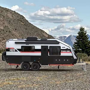 รถพ่วงคาราวานเดินทางแคมป์ปิ้ง4X4ขนาดเล็กรถออฟโร้ดขยายได้กันน้ำทันสมัย - Product Image 4