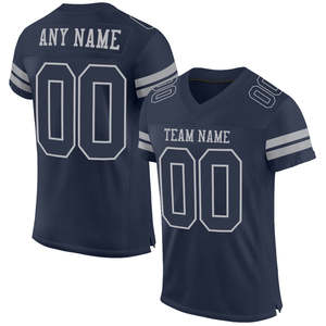 Nouveau design personnalisé maillot de football américain personnalisé vêtements d'équipe de sport en gros adulte unisexe court évacuation de l'humidité respirant - Product Image 3